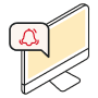 Illustration Notification par SMS et E-mail pour vous et vos clients